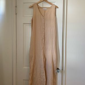 LACAUSA pink jumpsuit size M